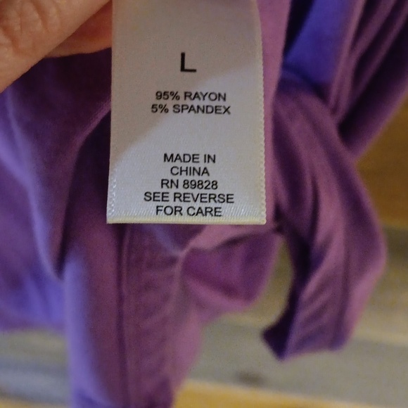 LOGO Layers Tunic L top purple - Picture 6 of 6